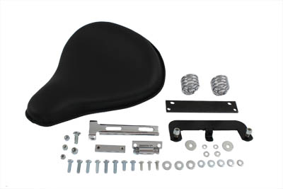 Black Leather Solo Seat Kit