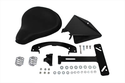 Black Leather Solo Seat Kit