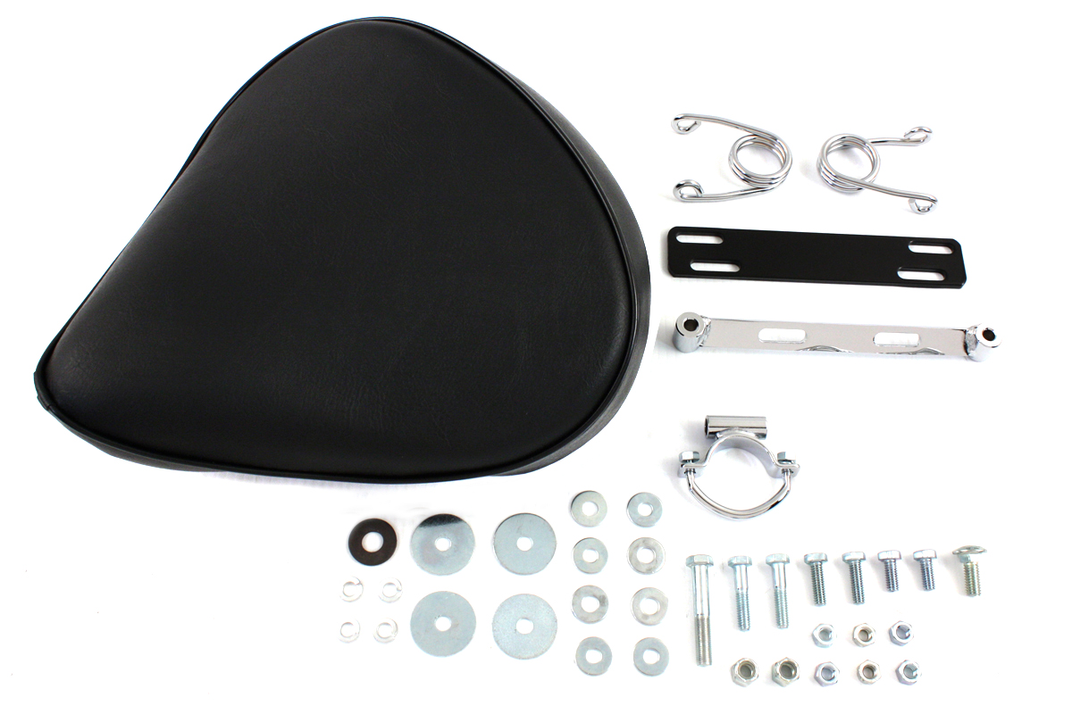 Black Vinyl Solo Seat and Mount Kit