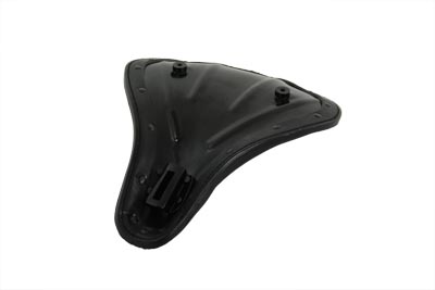 Black Leather Velo Racer Solo Seat fits Harley Davidson - Picture 3 of 3