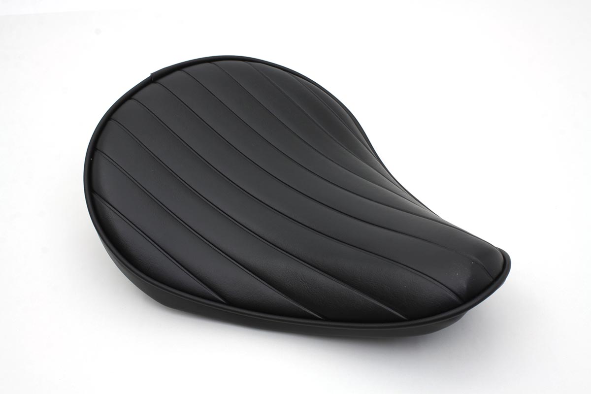 Black Tuck and Roll Solo Seat Small