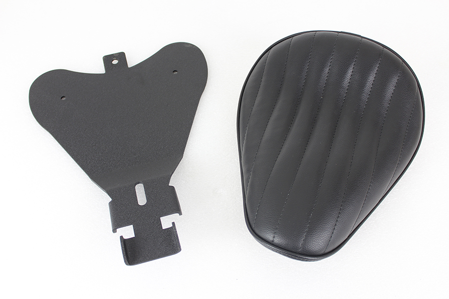 Bates Solid Mount Solo Seat Black Leather