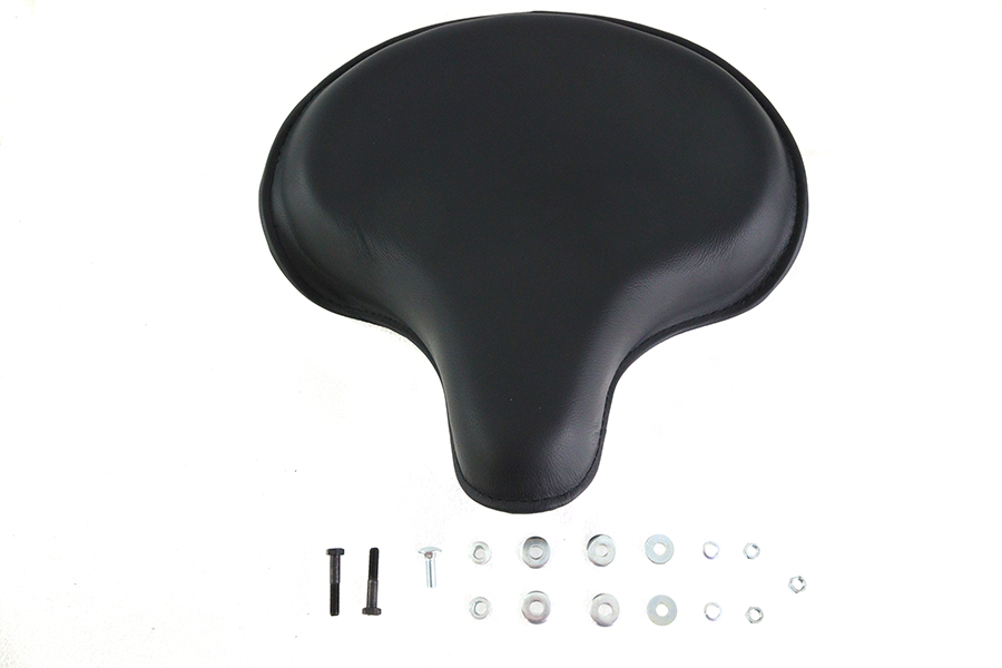 Replica Black Leather Deluxe Solo Seat without Skirt