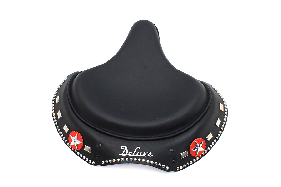 Corbin Gentry Black Leather Solo Seat