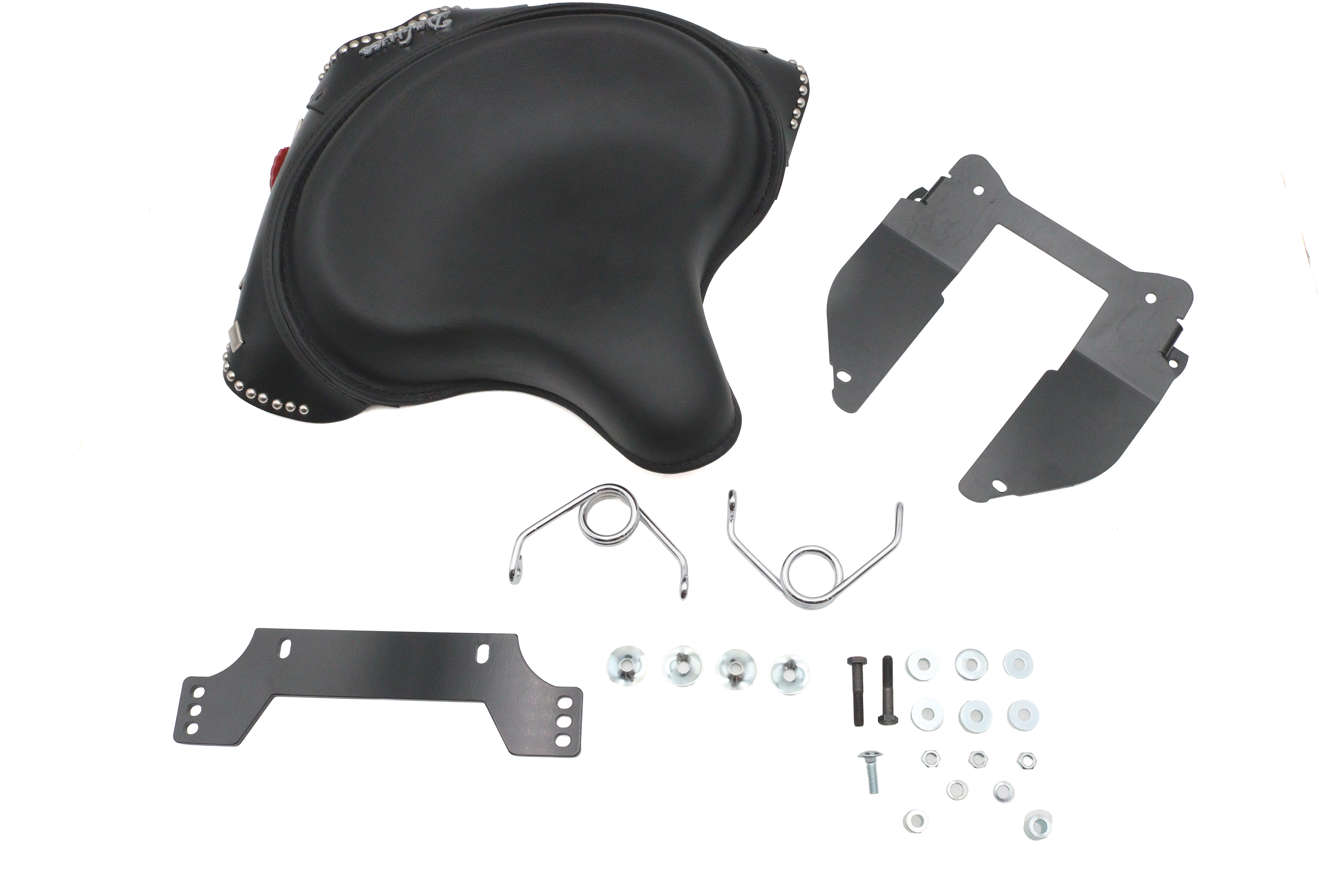 Corbin Gentry Black Leather Solo Seat