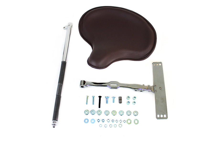 Corbin Gentry Brown Leather Solo Seat Kit