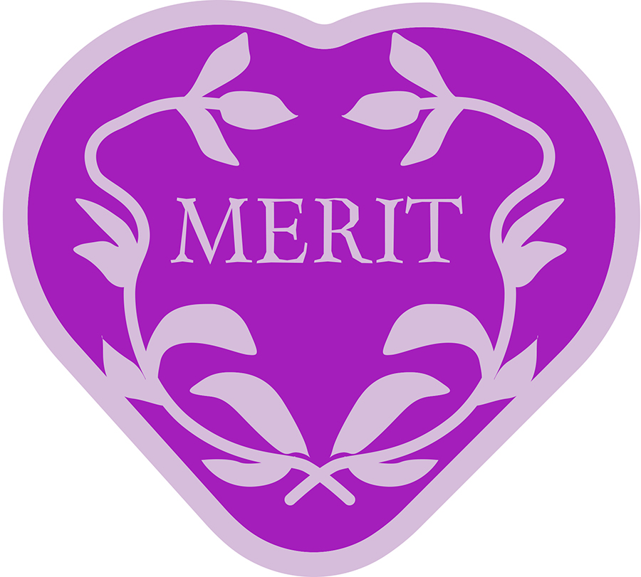 Purple Heart Merit Patch Set