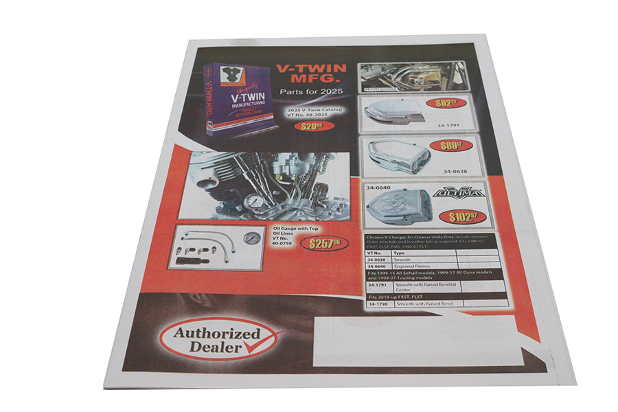 V-Twin Parts for 2025 Flyer Booklet