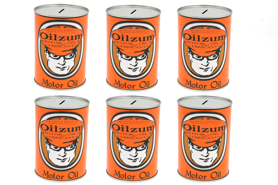 Oilzum Oil Can Coin Bank Set