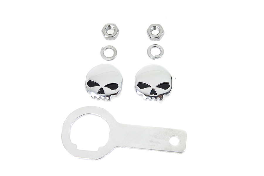 Skull License Plate Bolt Kit