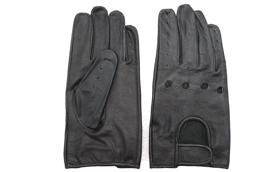 Black Summer Riding Gloves XXL