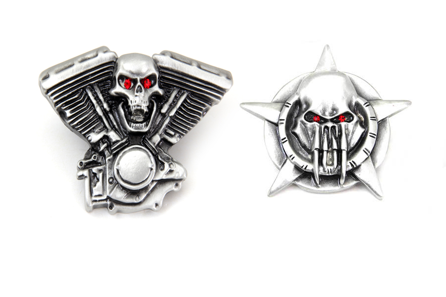 Skull Lapel Pin Set