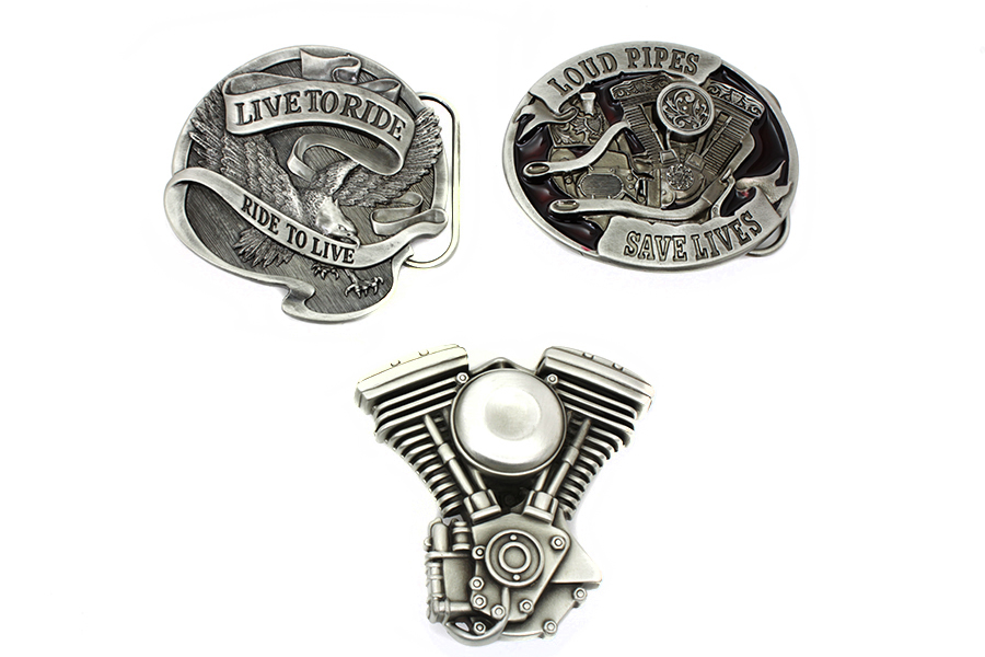 V-Twin Evolution Series Belt Buckle Set