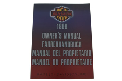 OE Factory Service Manual for 1989 Big Twin International