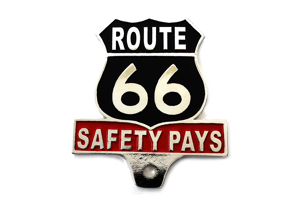 Route 66 License Plate Topper