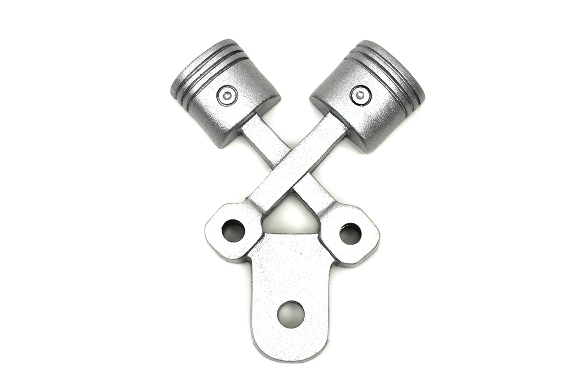 Piston License Plate Topper