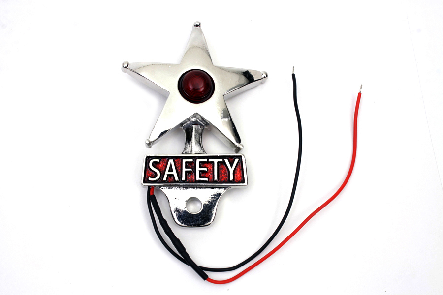 Safety License Plate Topper with LED Lamp