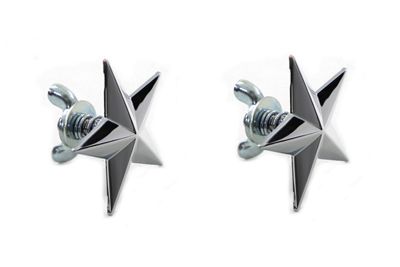 Chrome Decorative Star Stud Set