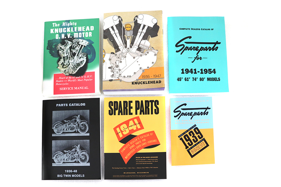 Knucklehead 6 Piece Manual Set