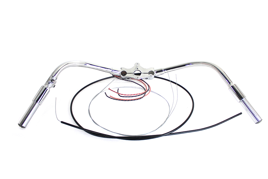 Spring Fork Handlebar Assembly Chrome