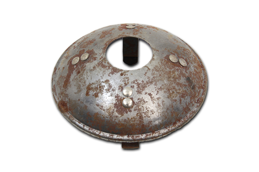 Rear Hub Cap Raw Steel
