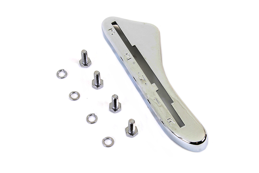 Chrome 3 Speed and Reverse Left Side Tank Hand Shifter Gate fits