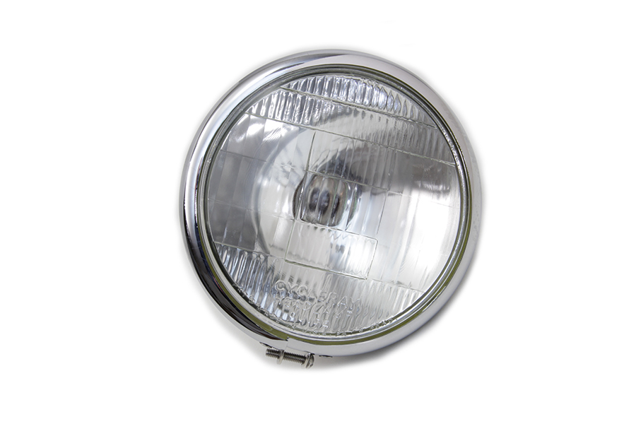 6-1/2" Round Headlamp Chrome