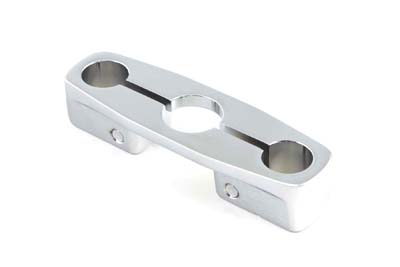 Chrome Plated Inline Triple Tree fits Harley Davidson
