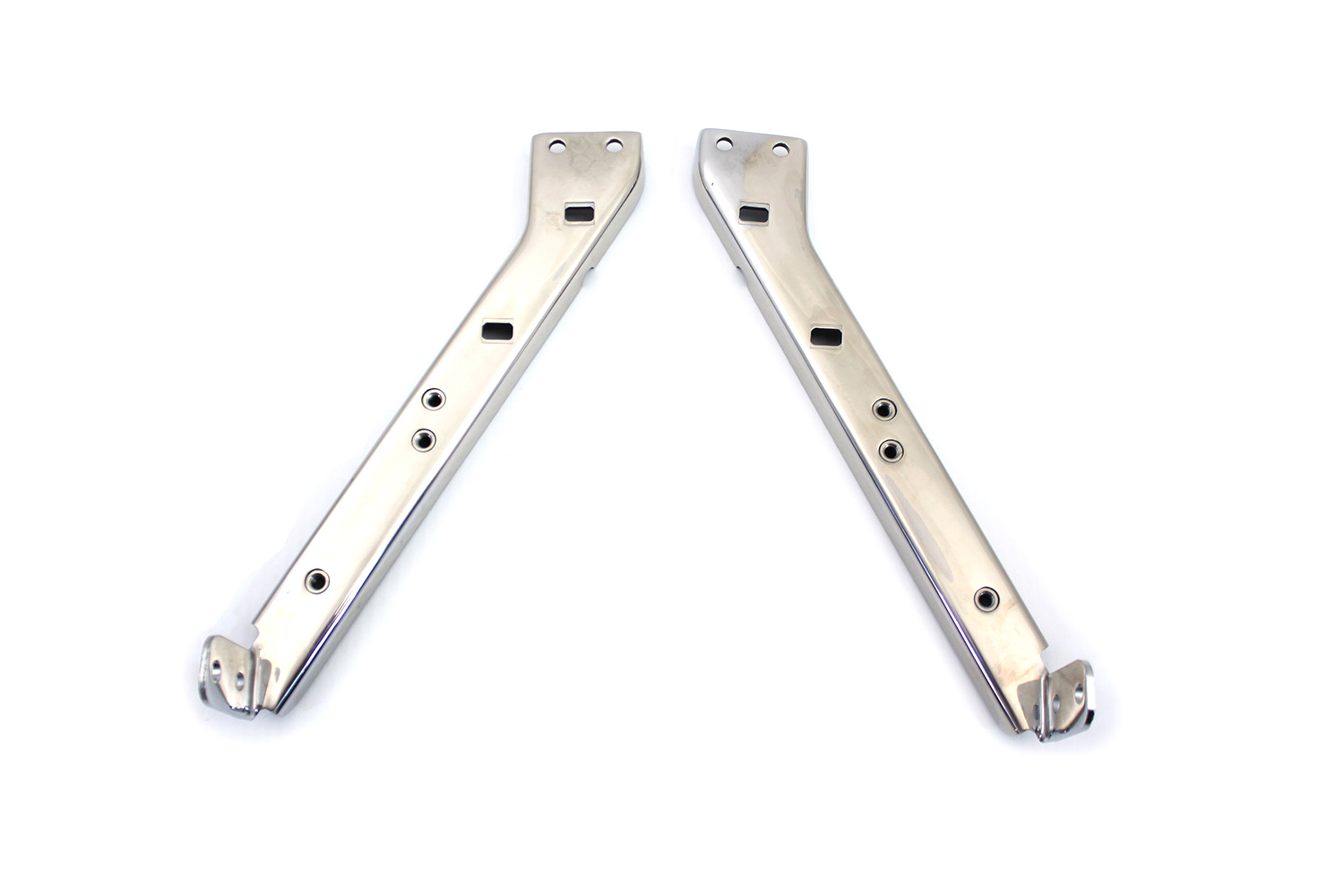 Chrome Saddlebag Guard Kit Brackets