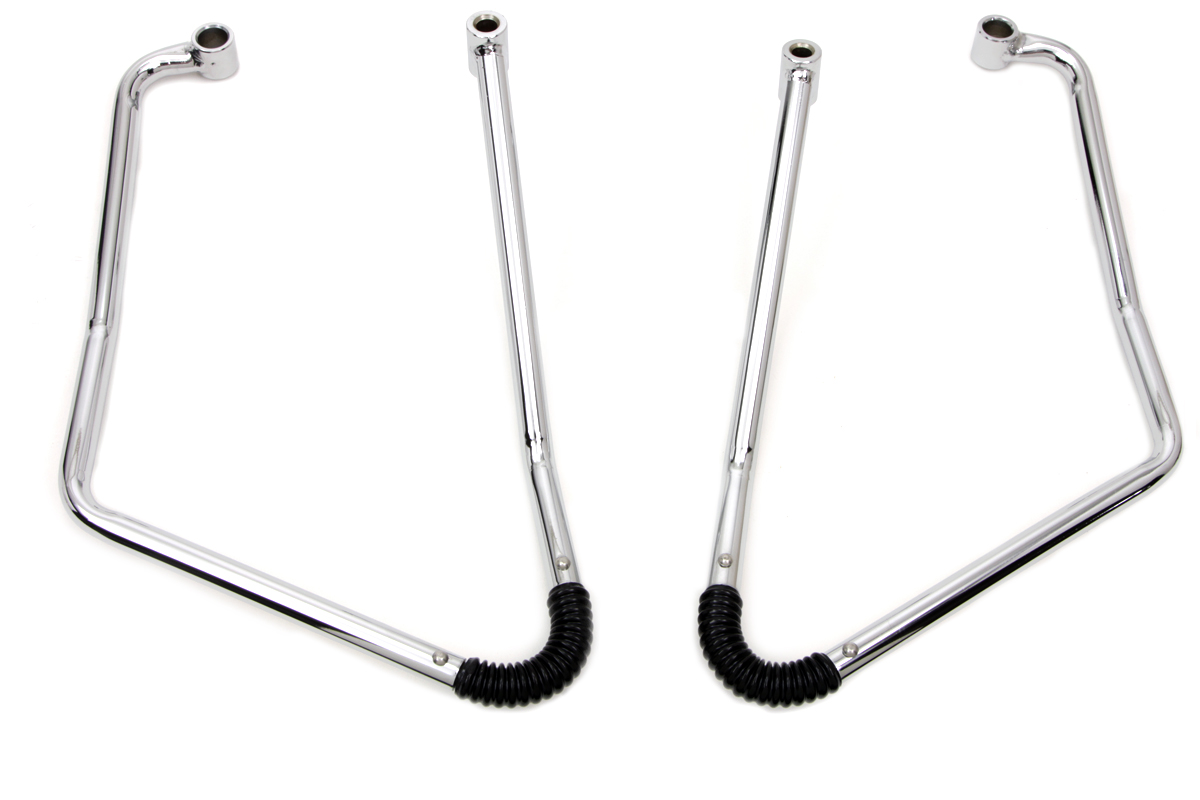 Chrome Adjustable Saddlebag Support Kit