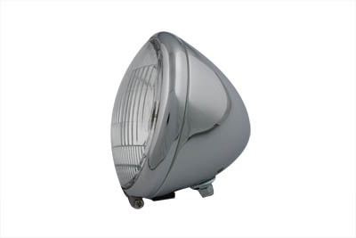 6-1/2" Spring Fork 6 Volt Headlamp Chrome