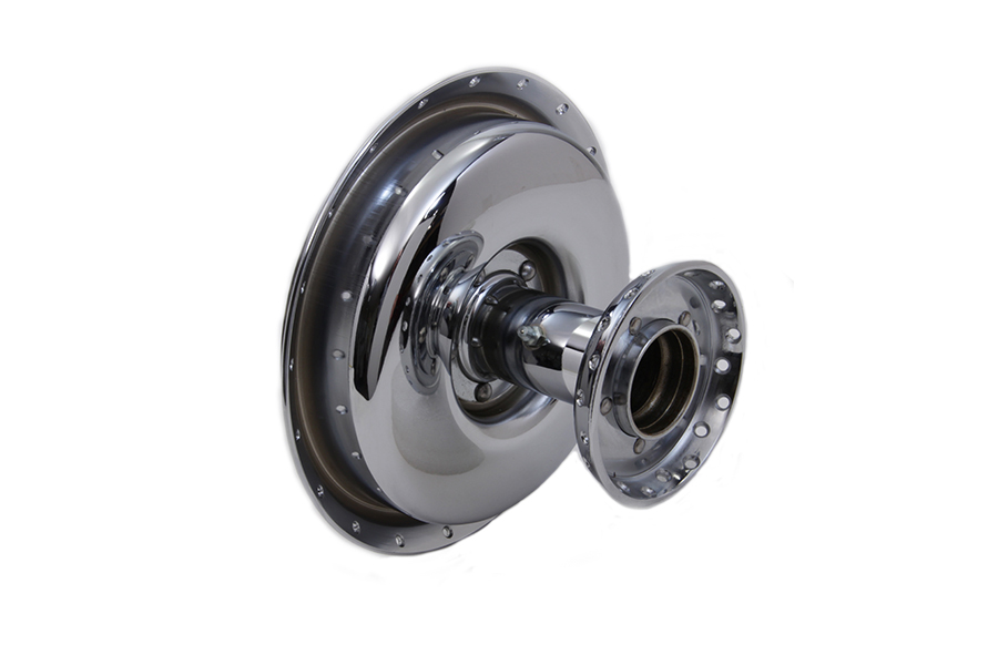 Front Wheel Hub and Brake Drum Chrome