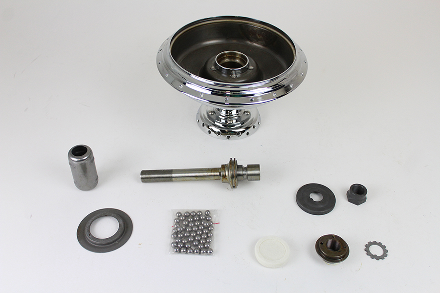 45" W Front Wheel Hub Assembly Chrome
