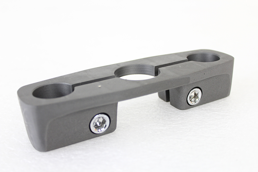 Inline Triple Tree Parkerized fits Harley Davidson