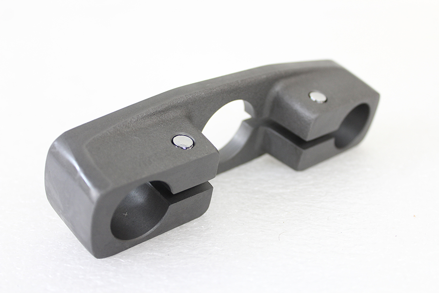 Inline Triple Tree Parkerized fits Harley Davidson