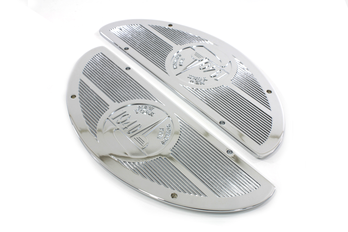 Chrome World's Fair 1940 Footboard Mats
