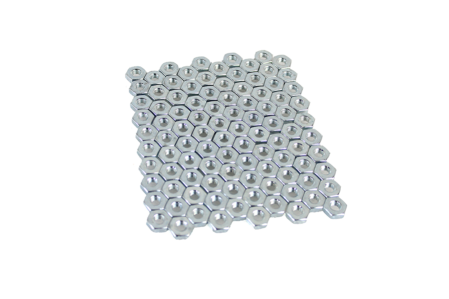 12-28 Hex Nut Zinc Plated