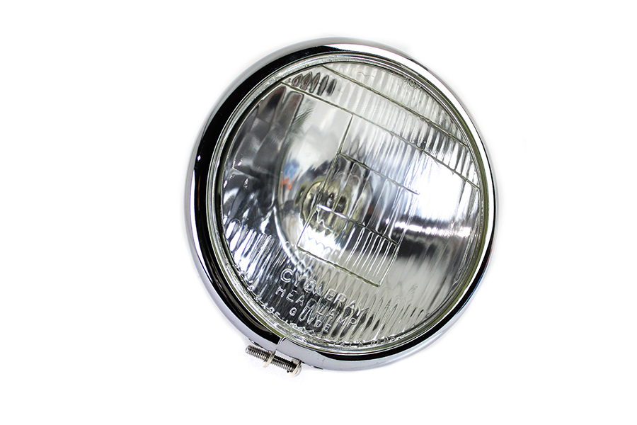 6-1/2" Round Headlamp Black
