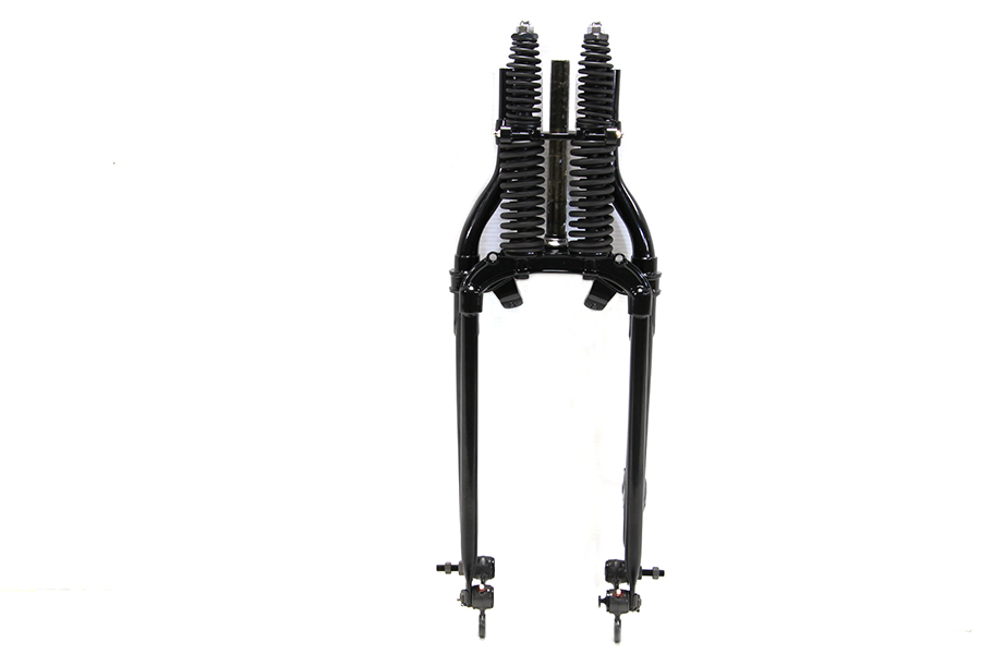 18" Inline Spring Fork Assembly Black