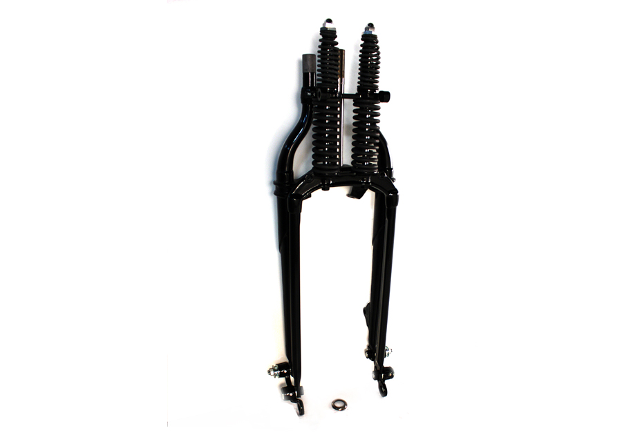 20" Inline Spring Fork Assembly Black +2"