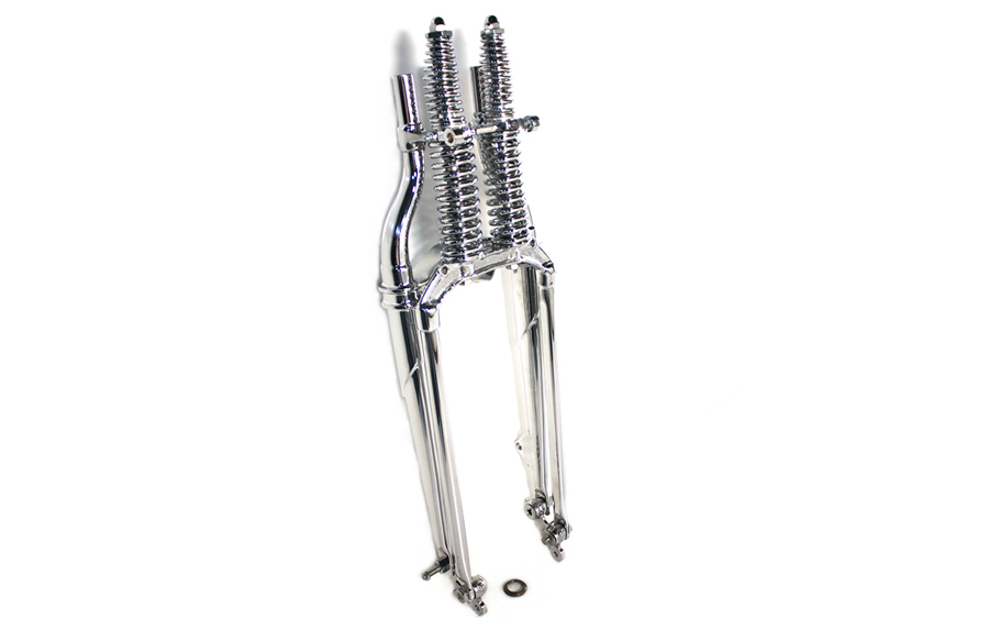 20" Spring Fork Assembly Chrome +2"