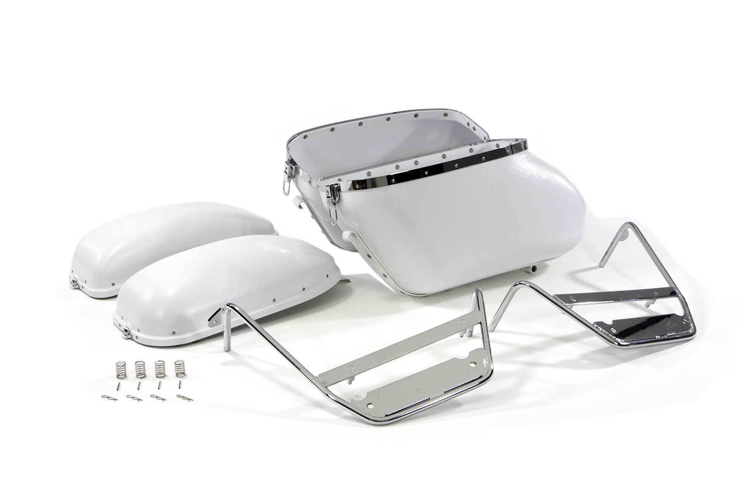 Replica Bubble Saddlebag Kit White