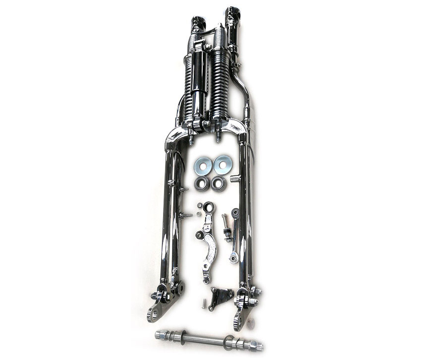 Factory Sample FXSTS Inline Spring Fork Assembly Chrome