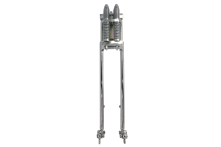 Factory Sample D+D Narrow Spring Fork Assembly Chrome 25"