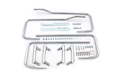 Chrome Saddlebag Guard Kit