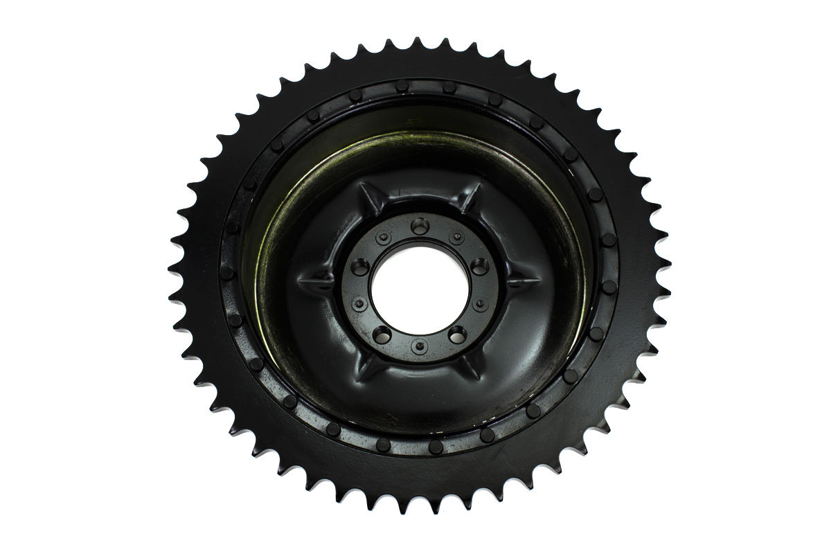 1936 Rear Brake Drum Black