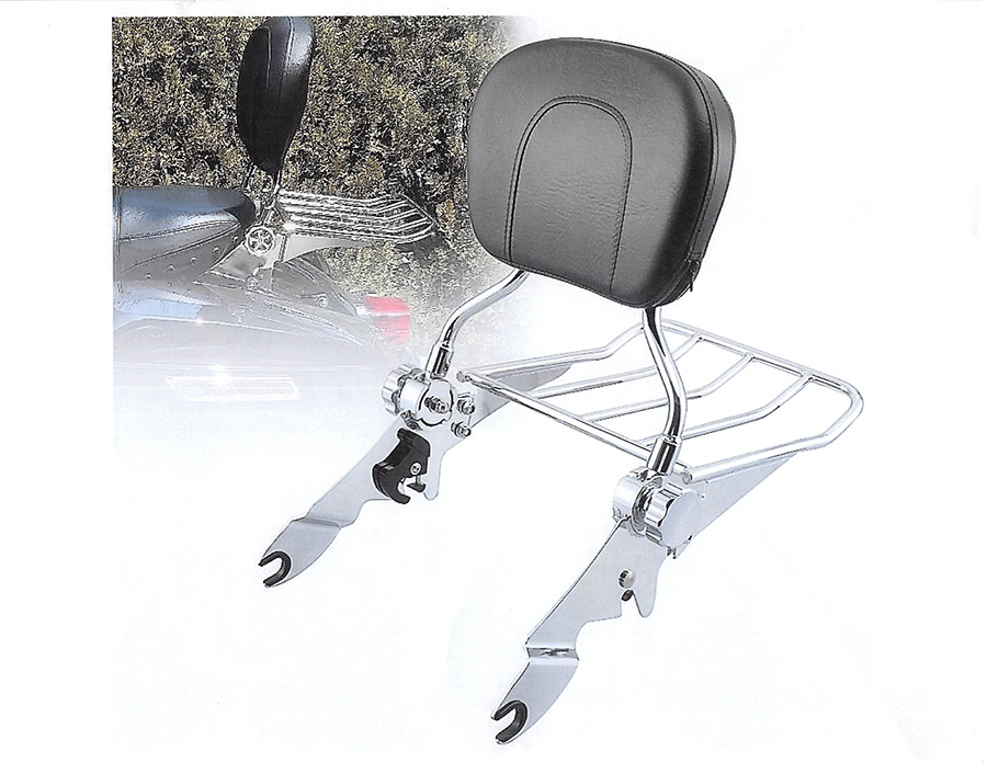 Chrome Sissy Bar and Rack