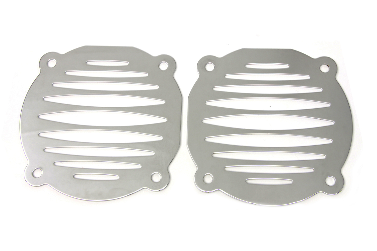 Chrome Milled Slots Speaker Grill Set