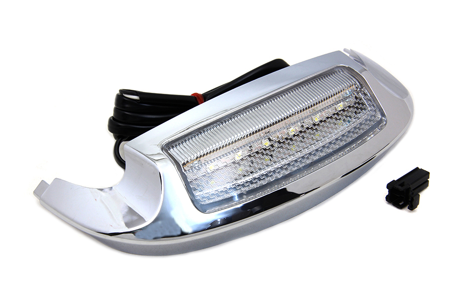 Clear Lens Front Fender Tip with LED