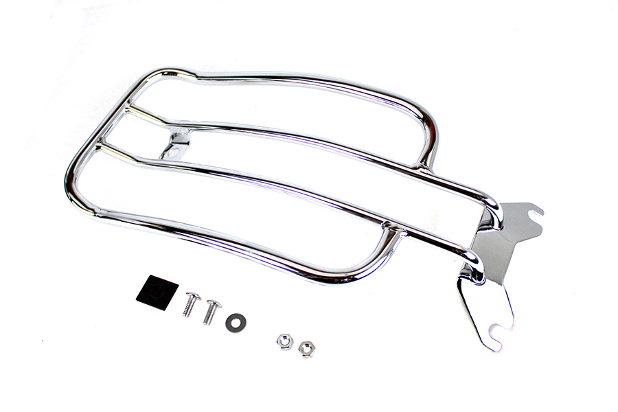 7" Solo Luggage Rack Chrome